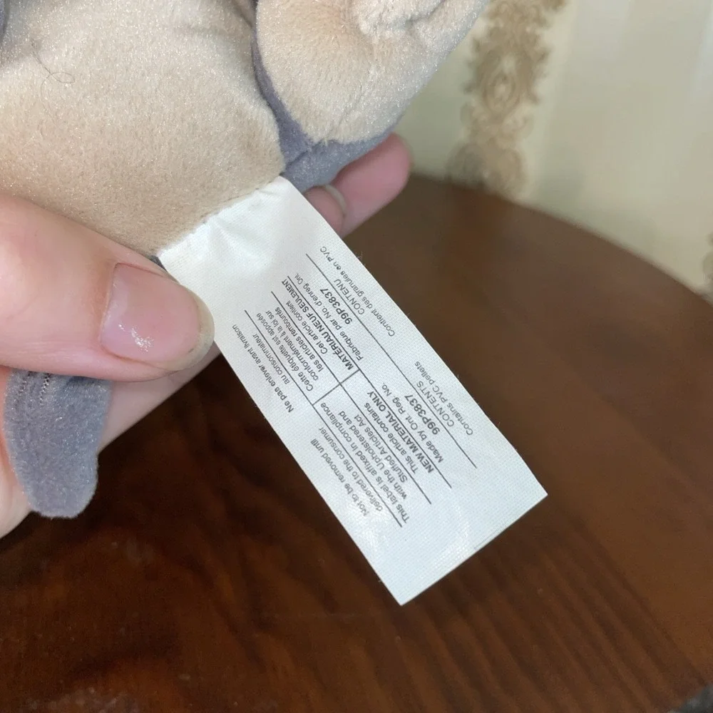 DISNEY STORE Lady and the Tramp - Mini Bean Bag Tramp Dog Plush 6.5